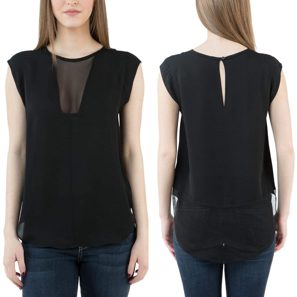Rebecca Taylor Charlie Silk Top, 8